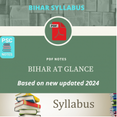 Bihar at Glance- PDF Module